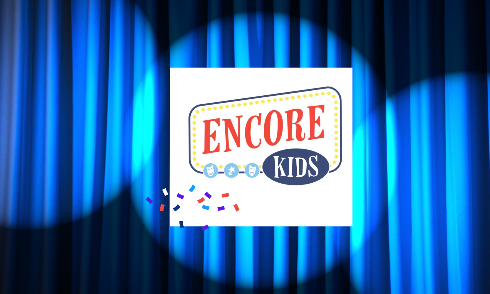 Encore Kids logo on spotlight